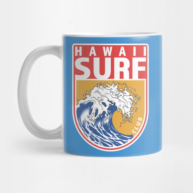 Hawaii Surf Club by TSHIRT PLACE